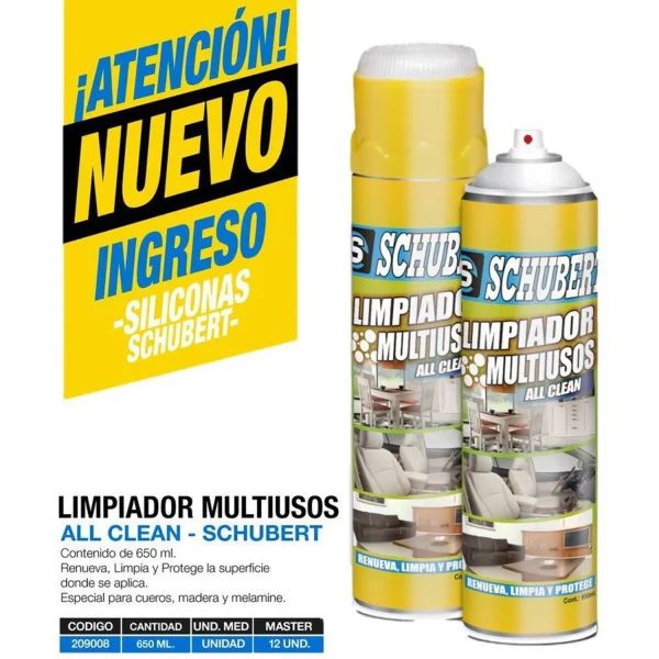 Espuma Limpiadora Multiusos Shubert